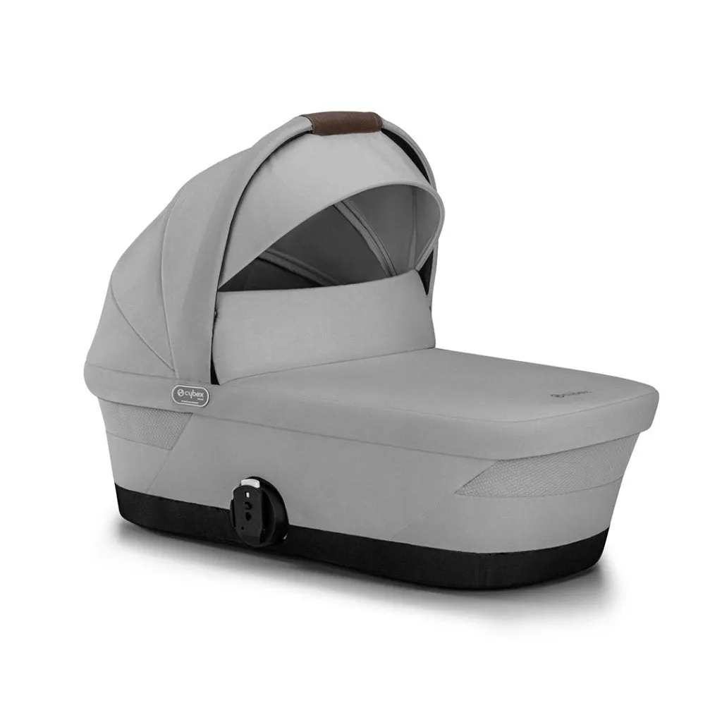 CYBEX Gazelle S Travel System Luxury Bundle With Snogga and CLOUD T - Lava Grey