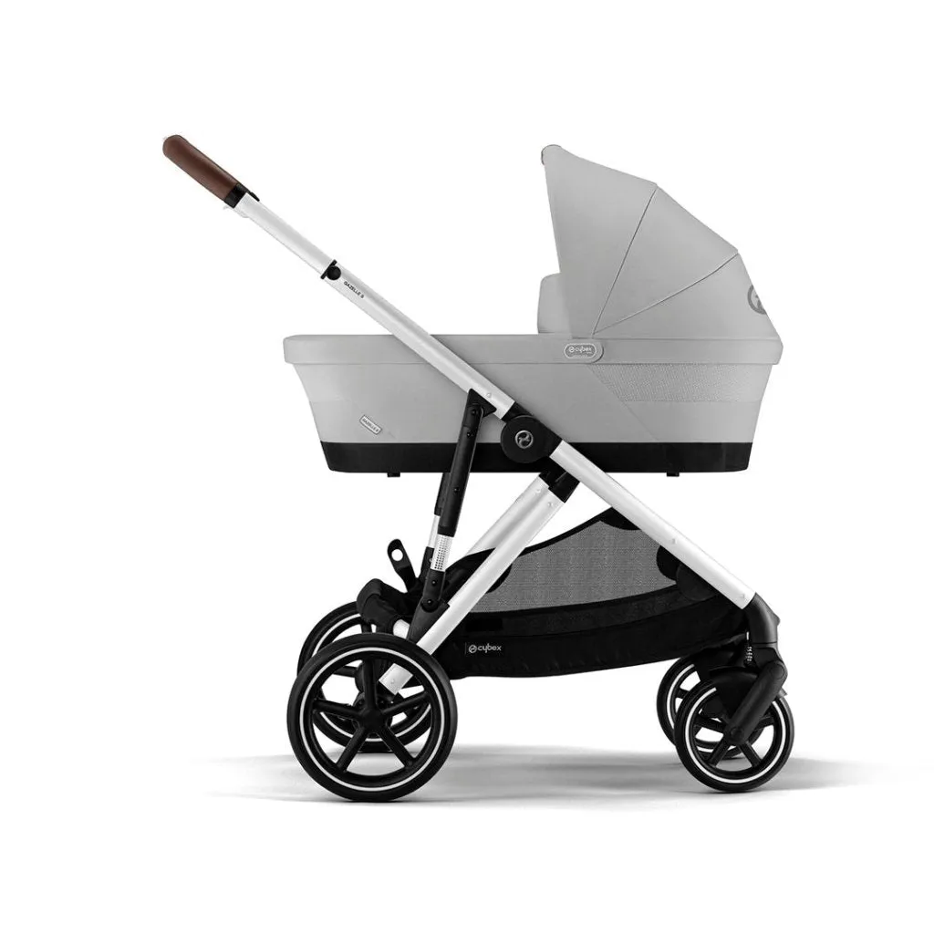 CYBEX Gazelle S Travel System Luxury Bundle With Snogga and CLOUD T - Lava Grey