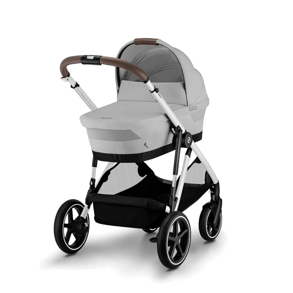 CYBEX Gazelle S Travel System Luxury Bundle With Snogga and CLOUD T - Lava Grey