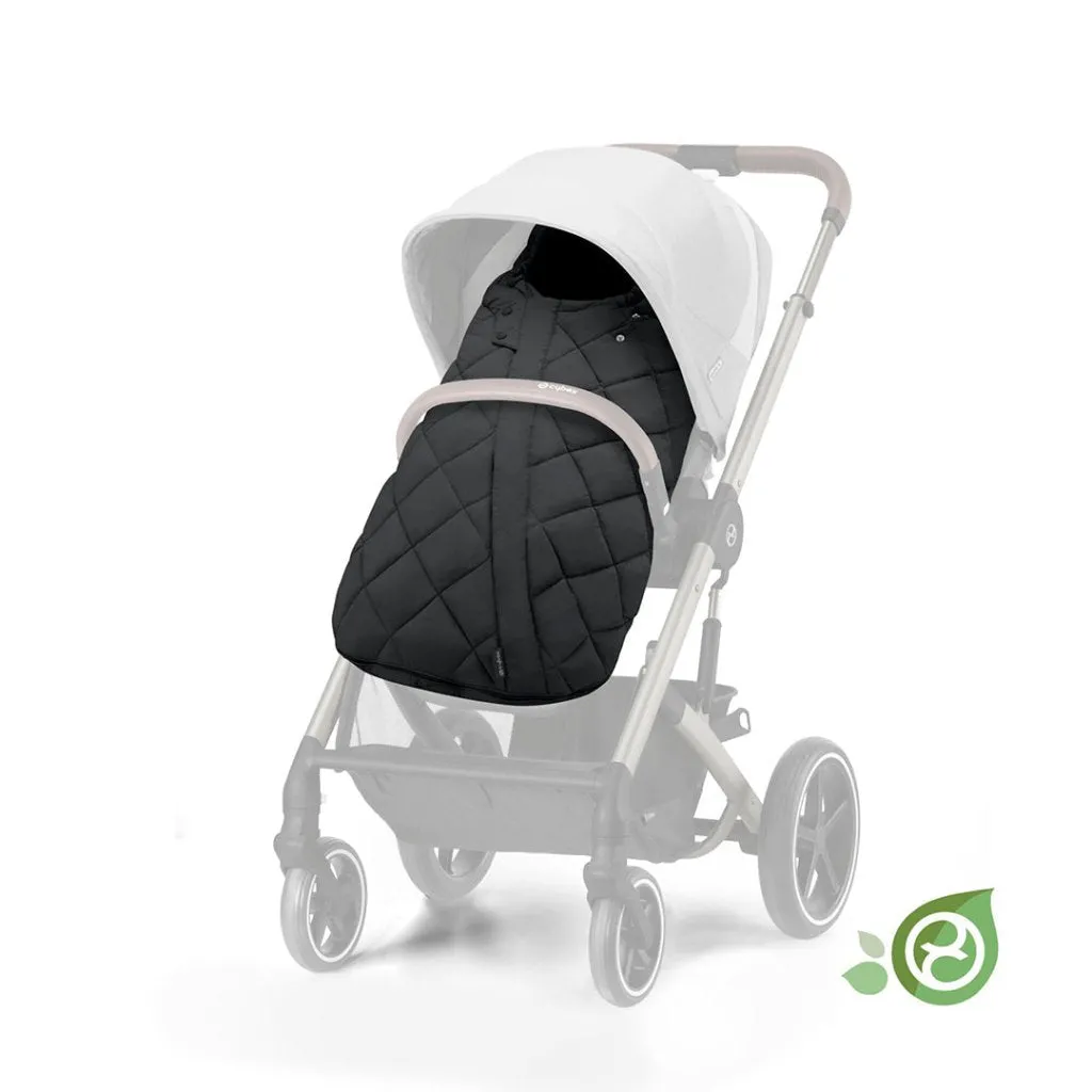 CYBEX Gazelle S Travel System Luxury Bundle With Snogga and CLOUD T - Moon Black