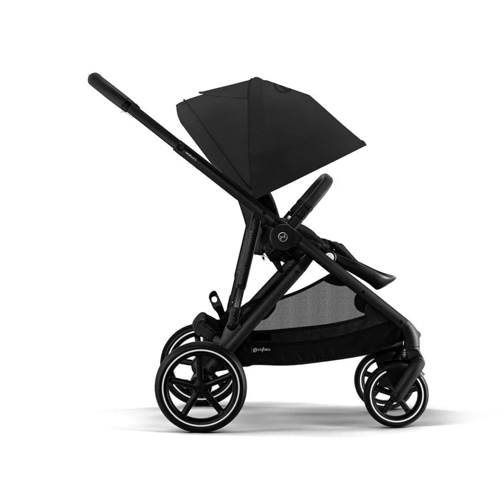 CYBEX Gazelle S Travel System Luxury Bundle With Snogga and CLOUD T - Moon Black