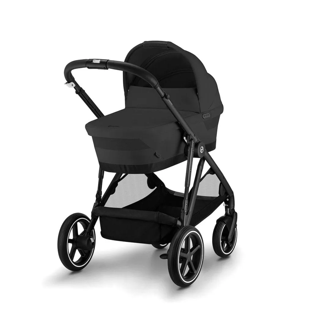 CYBEX Gazelle S Travel System Luxury Bundle With Snogga and CLOUD T - Moon Black