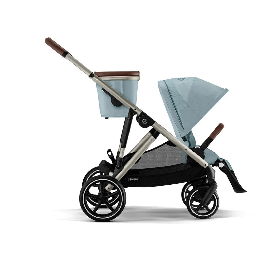 CYBEX Gazelle S Travel System Luxury Bundle With Snogga and CLOUD T - Sky Blue