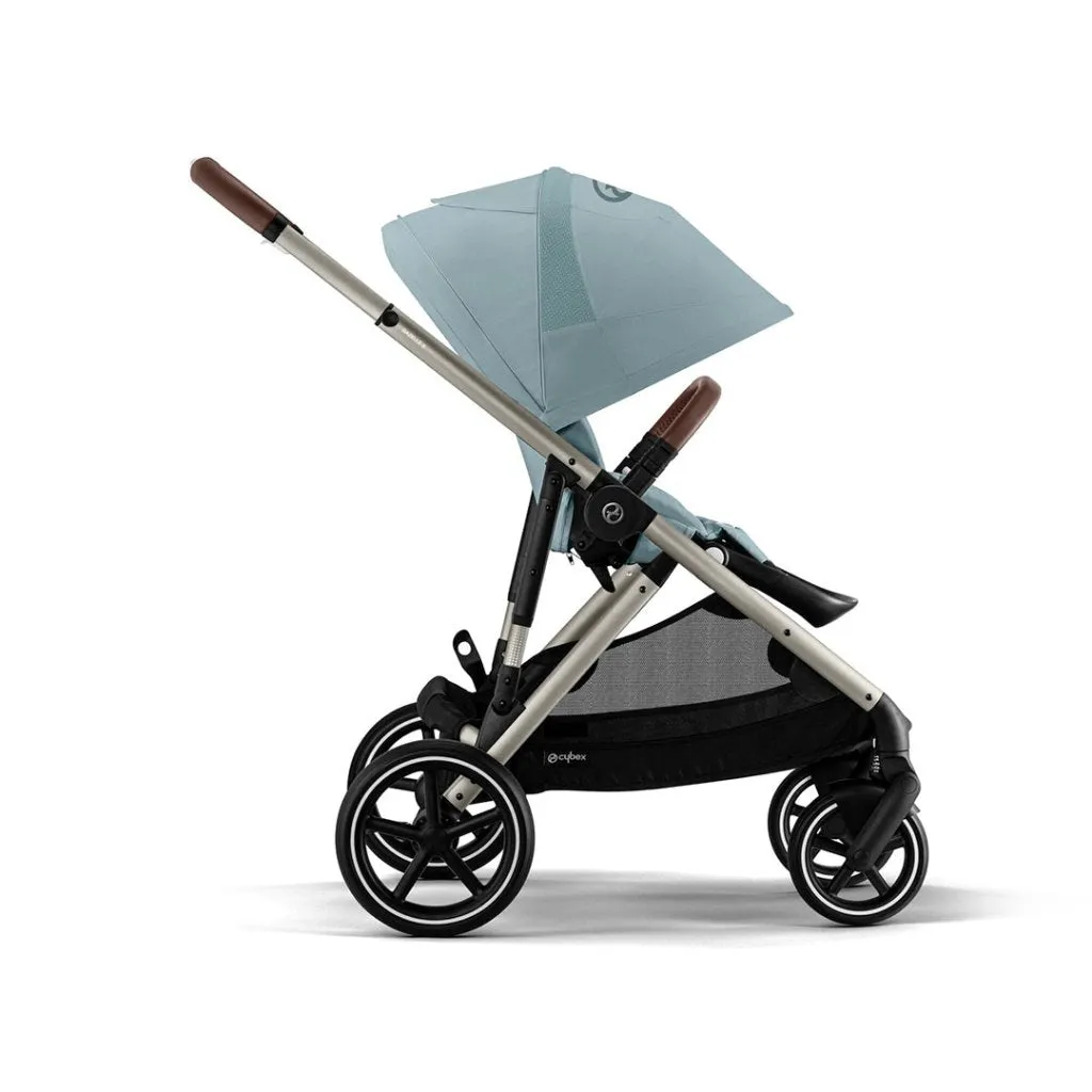 CYBEX Gazelle S Travel System Luxury Bundle With Snogga and CLOUD T - Sky Blue