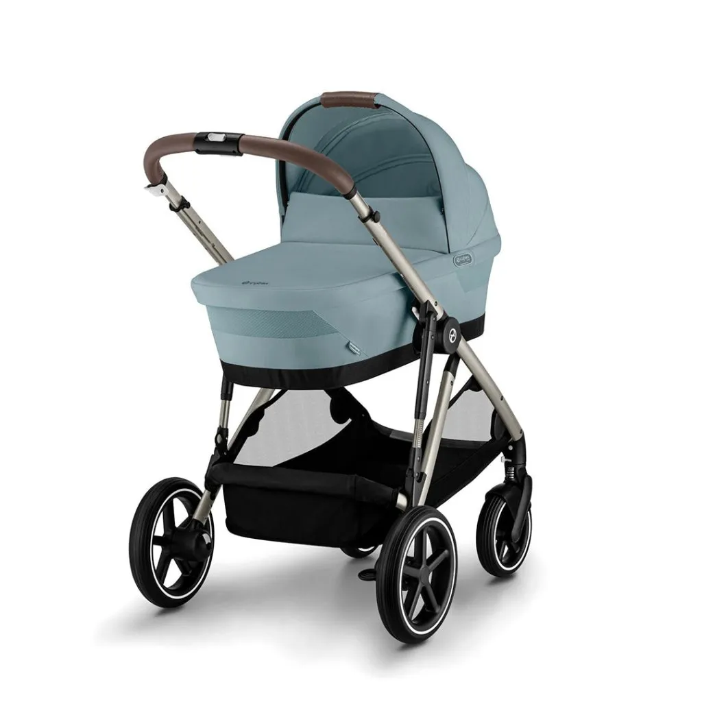 CYBEX Gazelle S Travel System Luxury Bundle With Snogga and CLOUD T - Sky Blue