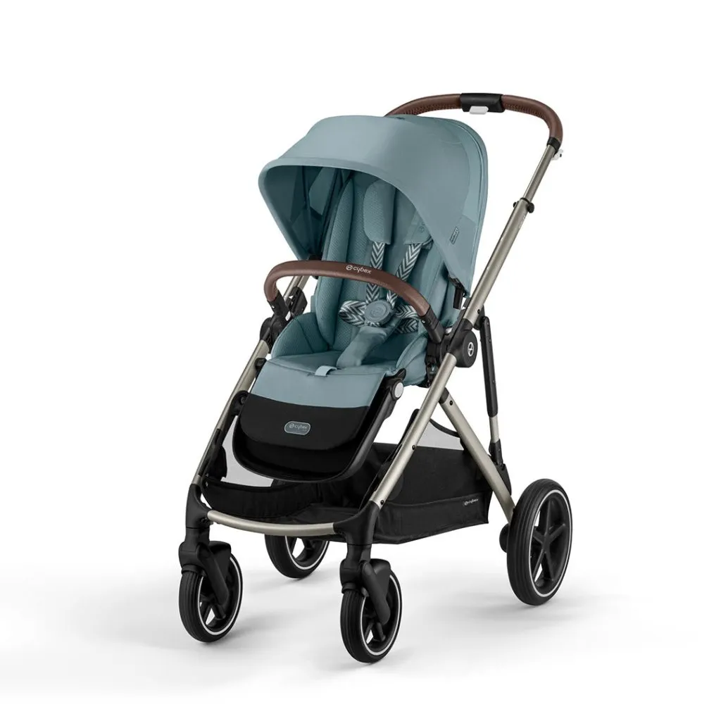 CYBEX Gazelle S Travel System Luxury Bundle With Snogga and CLOUD T - Sky Blue