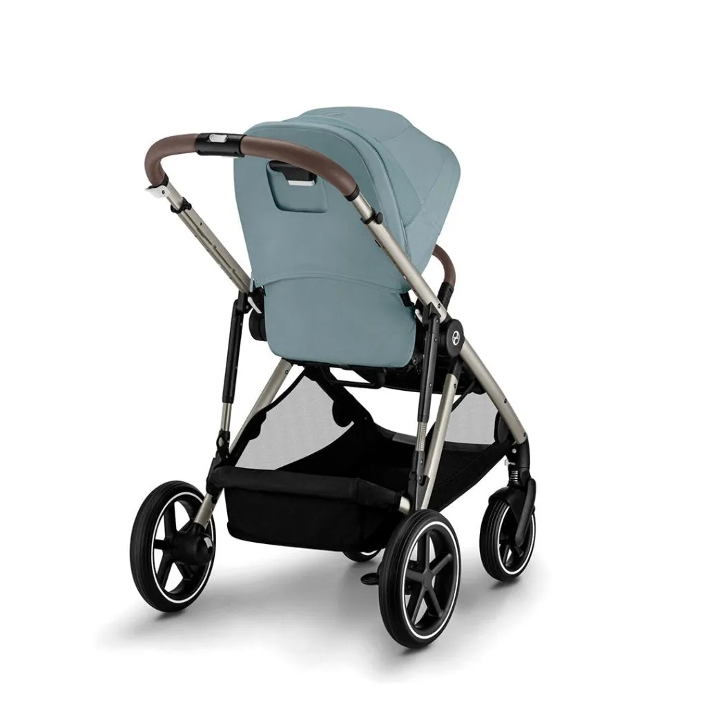 CYBEX Gazelle S Travel System Luxury Bundle With Snogga and CLOUD T - Sky Blue