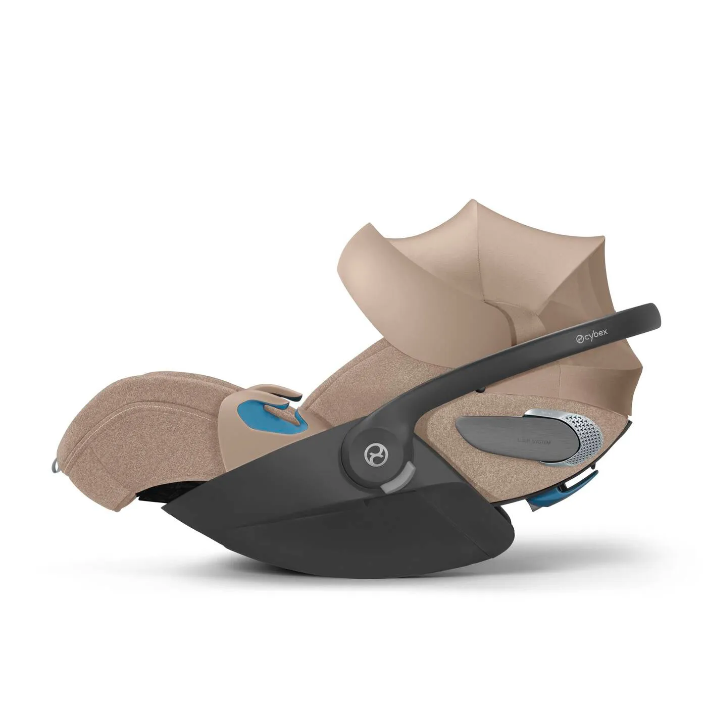 Cybex Platinum Cloud T SeSa Base T LL Infant Car Seat with SensorSafe - Cozy Beige