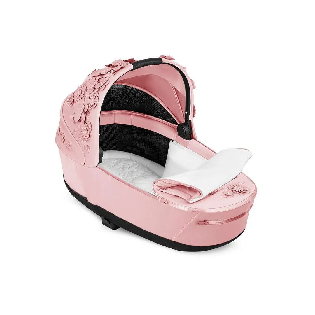 Cybex PRIAM │ ePRIAM Lux Carrycot -  Simply Flowers │ Pale Blush