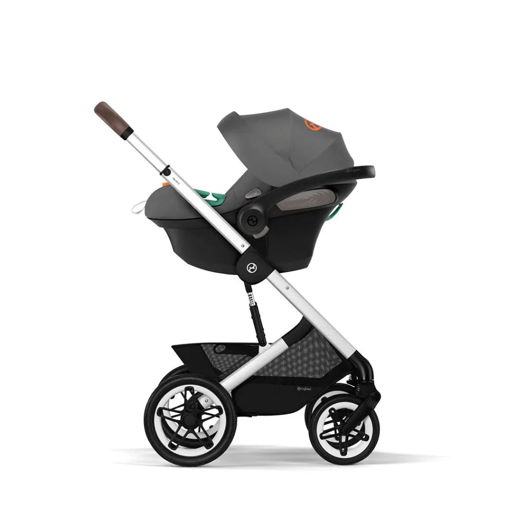 CYBEX Talos Luxury Travel System with CLOUD T I-SIZE and Base T - Lava Grey