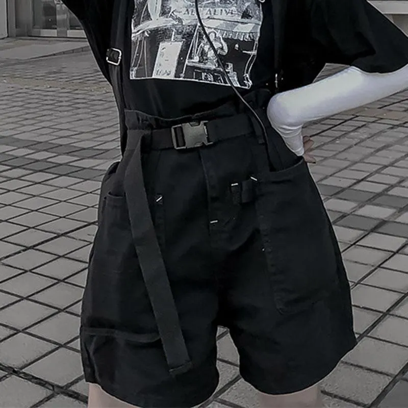 Dark Strap Big Pockets Shorts SD01267