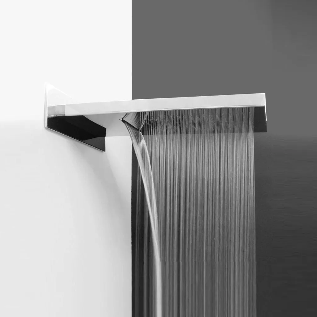 Devon Double Function Shower Head - Wall Mount - 9" Stainless Steel/Brushed Stainless Steel