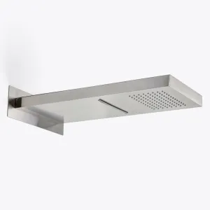 Devon Double Function Shower Head - Wall Mount - 9" Stainless Steel/Brushed Stainless Steel