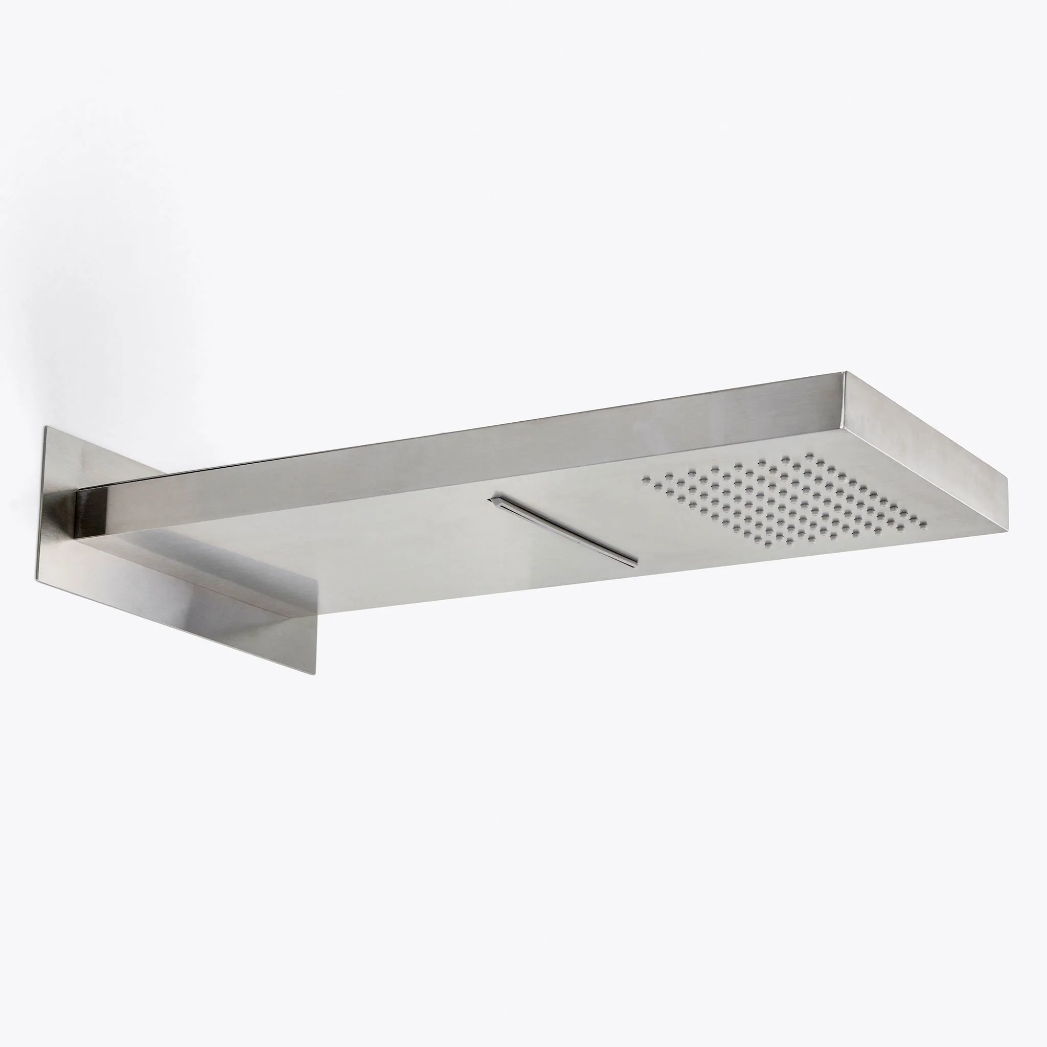 Devon Double Function Shower Head - Wall Mount - 9" Stainless Steel/Brushed Stainless Steel