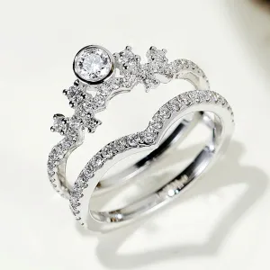 Diamond Double Bands Ring Enhancer
