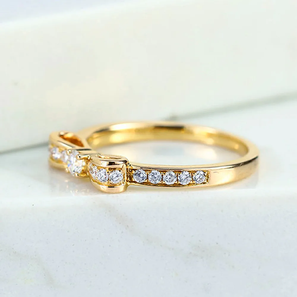 Diamond Pave Bow Tie Ring
