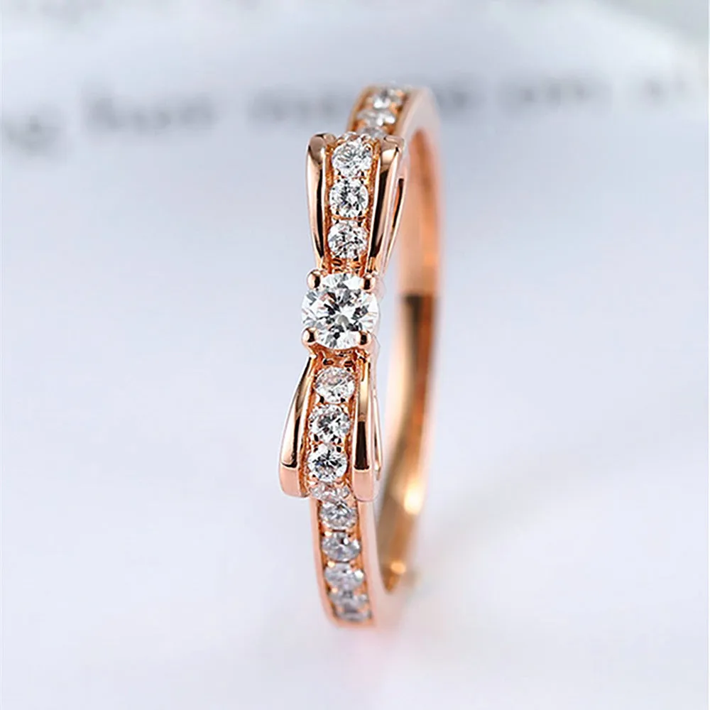 Diamond Pave Bow Tie Ring