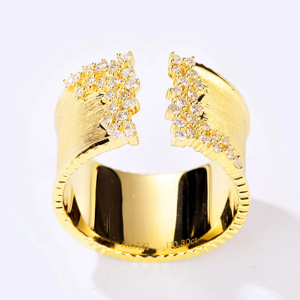 Diamond Wide Open Ring