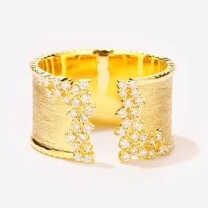 Diamond Wide Open Ring