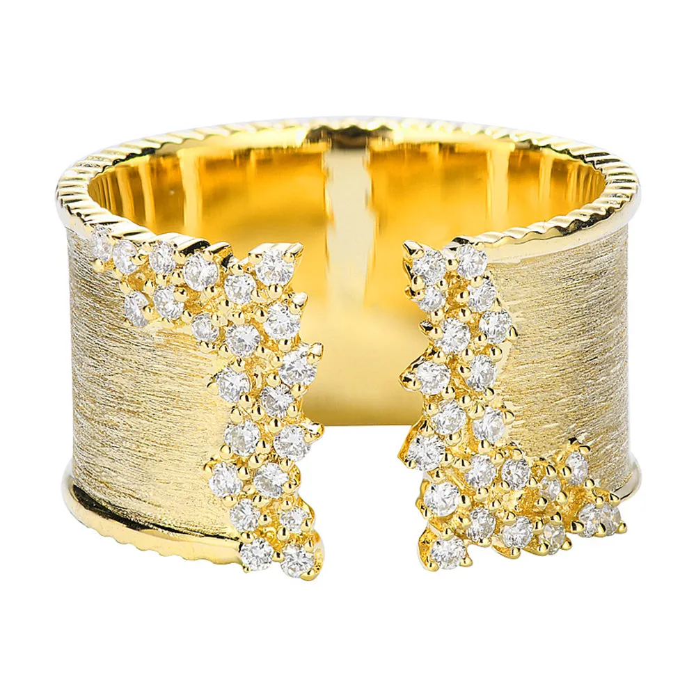 Diamond Wide Open Ring