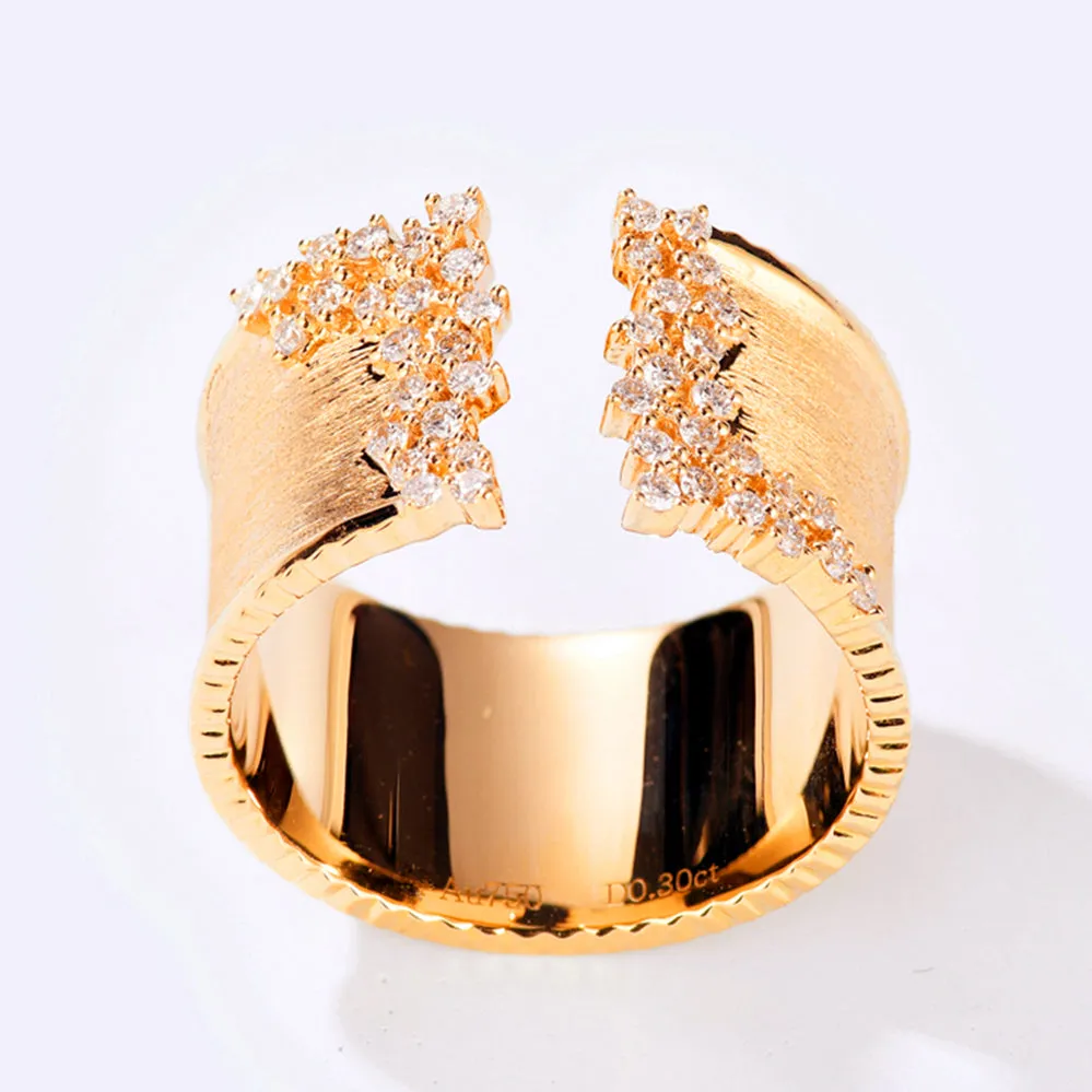Diamond Wide Open Ring