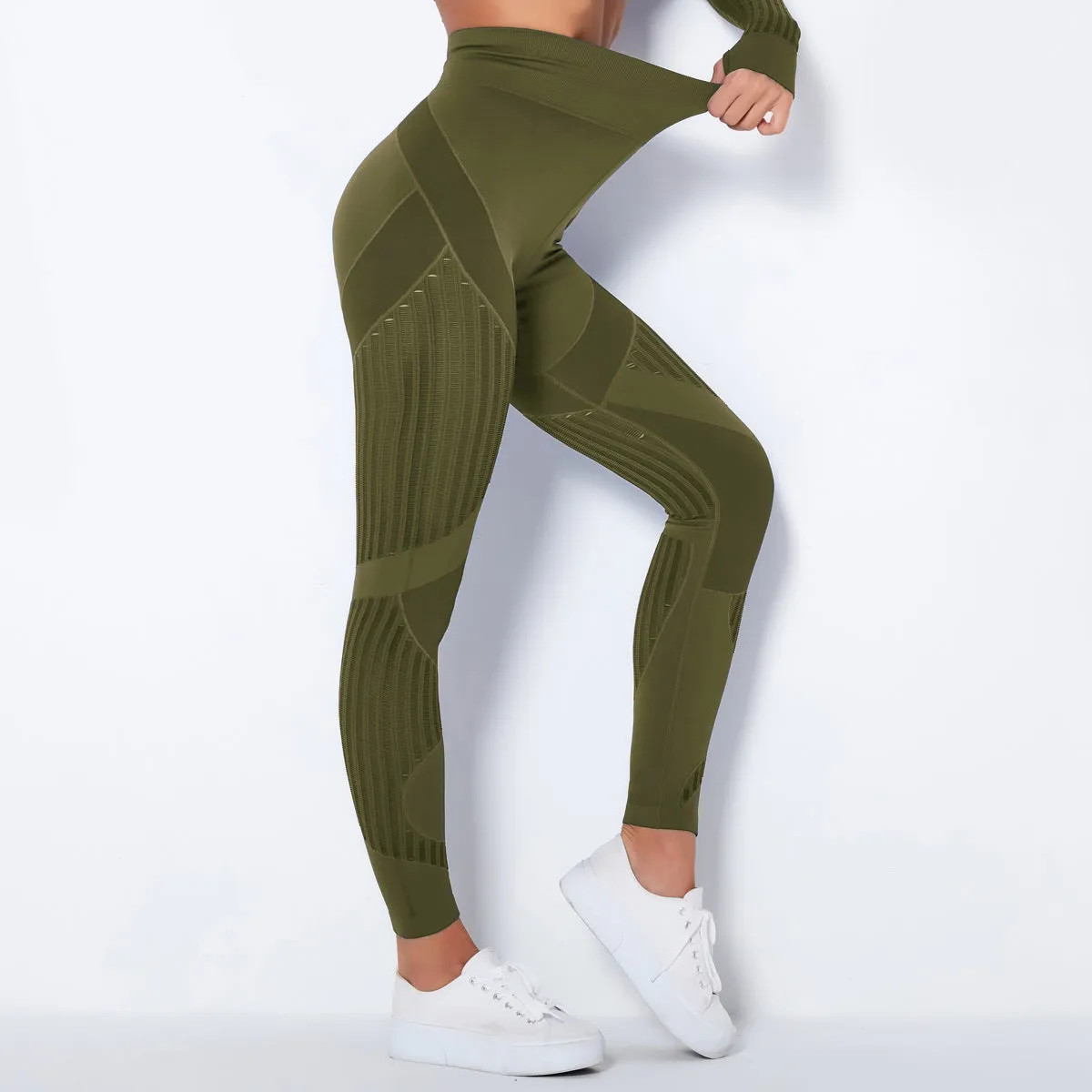 Dinazah Women Stretch Tight Bottoming Shaping Yoga Pants