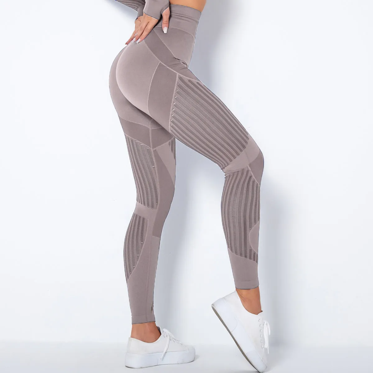 Dinazah Women Stretch Tight Bottoming Shaping Yoga Pants
