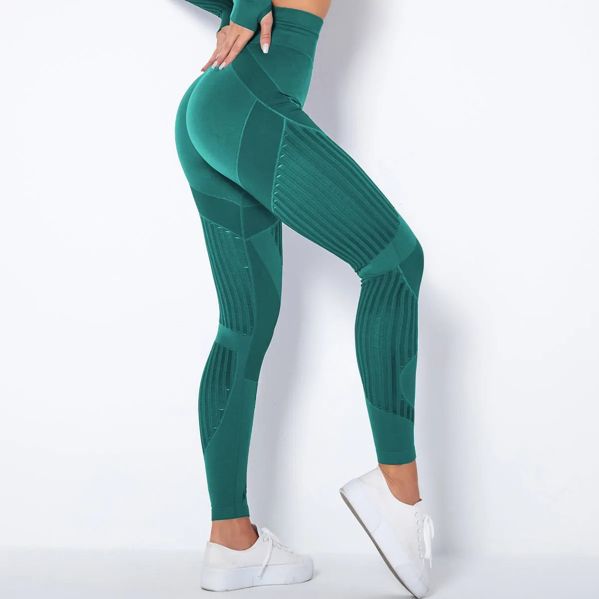 Dinazah Women Stretch Tight Bottoming Shaping Yoga Pants