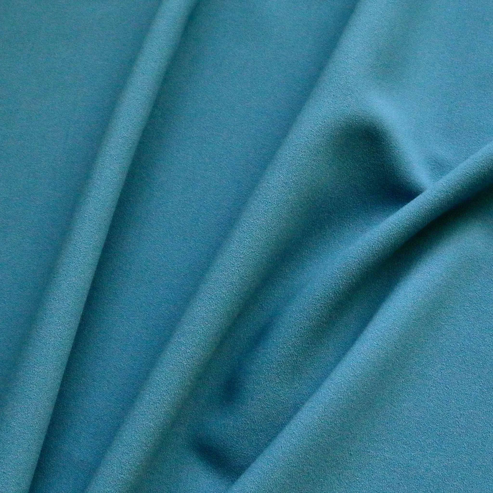 Double Crepe Fabric  - Black, pink, mint and pale blue