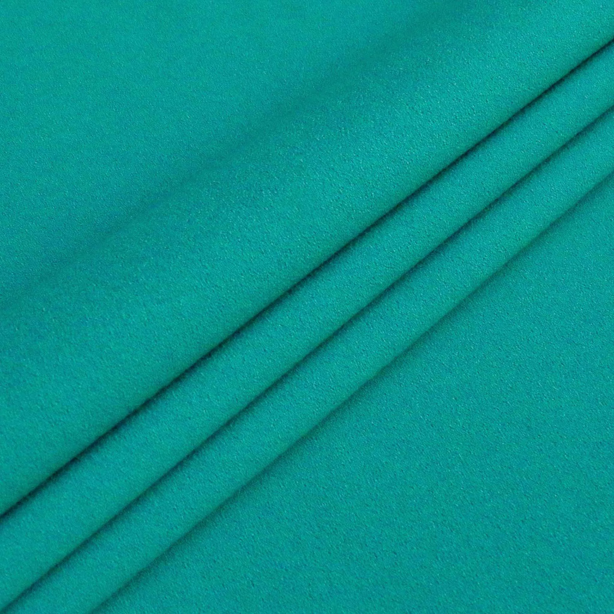 Double Crepe Fabric  - Black, pink, mint and pale blue