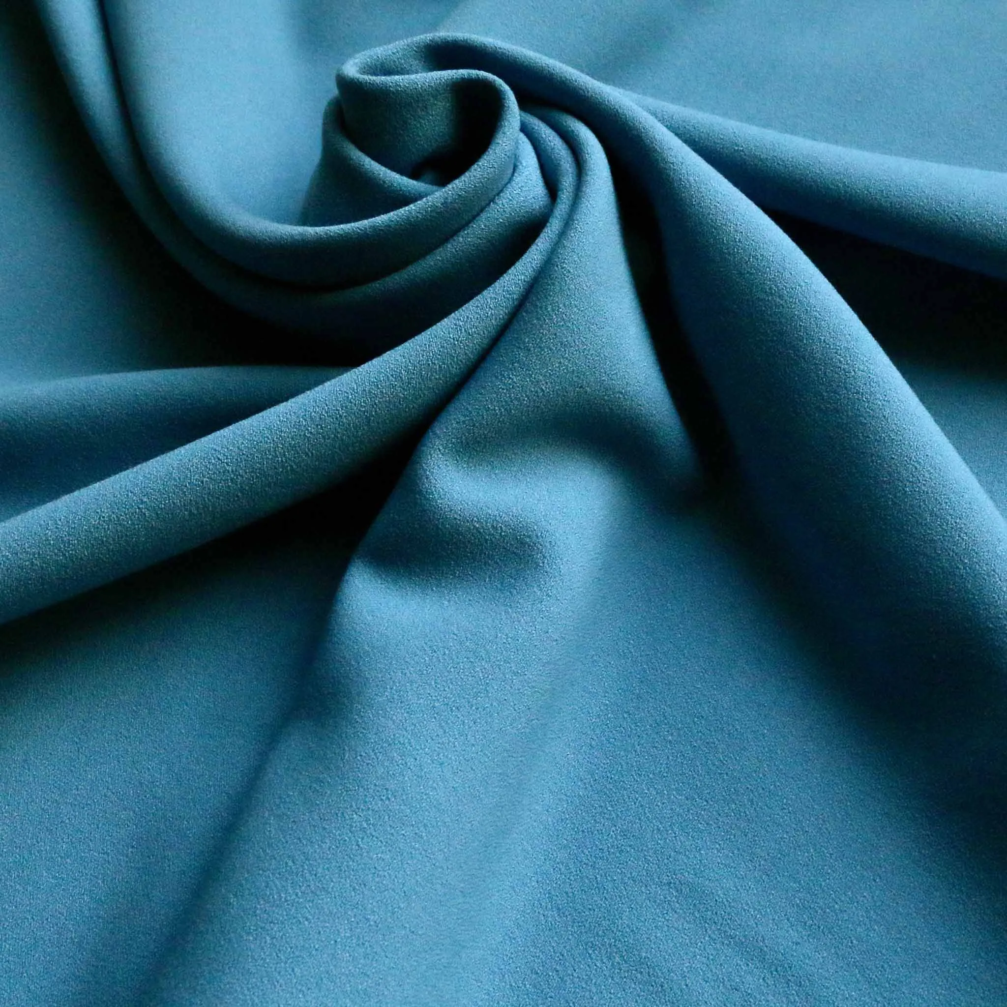Double Crepe Fabric  - Black, pink, mint and pale blue