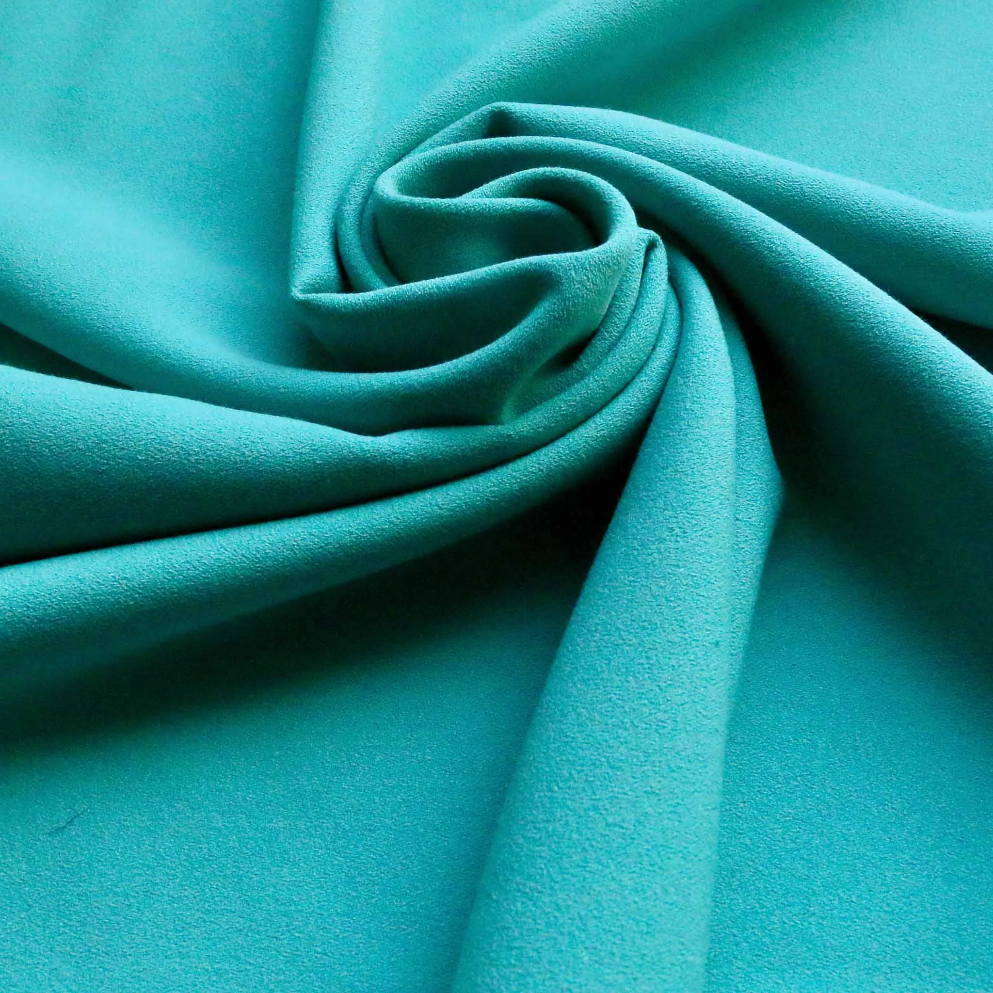 Double Crepe Fabric  - Black, pink, mint and pale blue