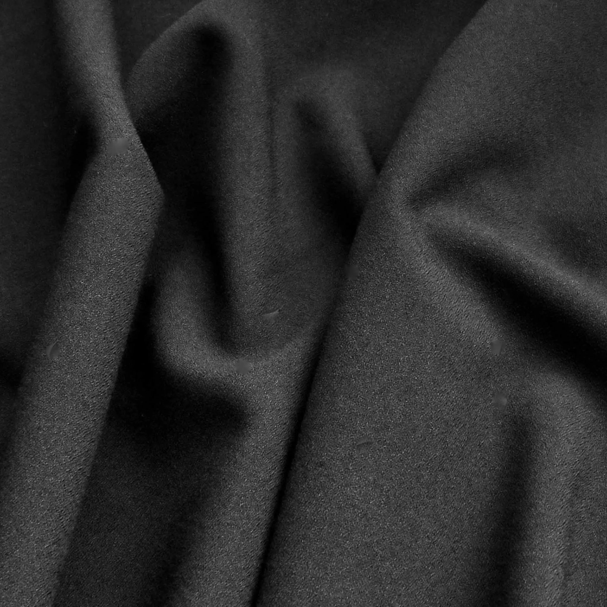 Double Crepe Fabric  - Black, pink, mint and pale blue