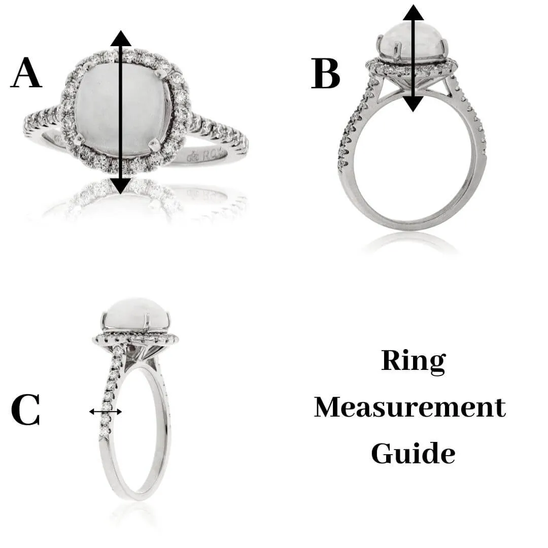 Double Oval Emerald & Diamond Bypass Style Ring
