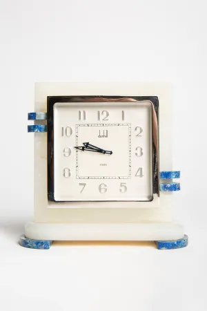 DUNHILL | VINTAGE MARBLE ART DECO CLOCK