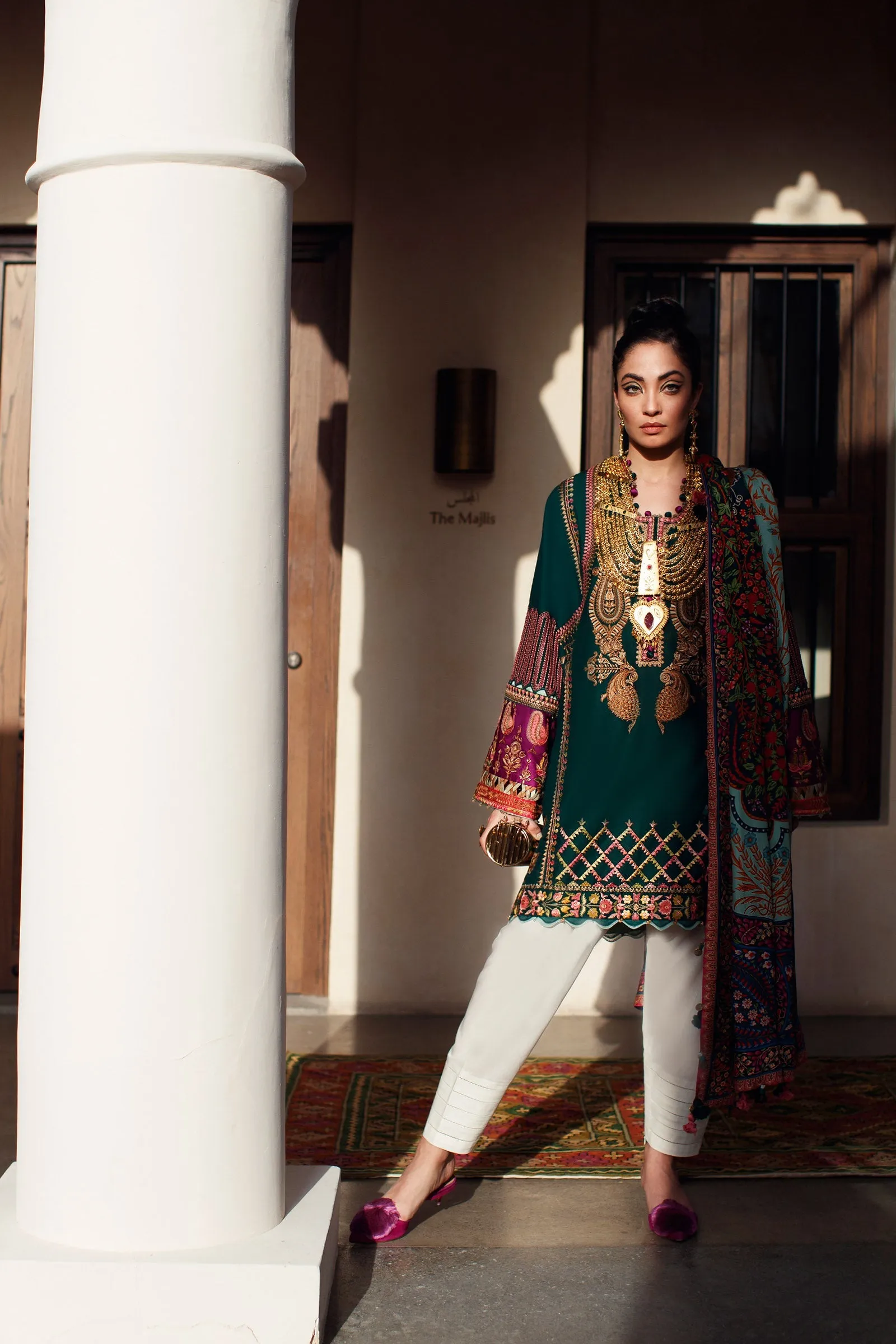 EL22-08 A (RIYA)  | Elan Lawn 2022 | Unstitched Embroidered Lawn Suit