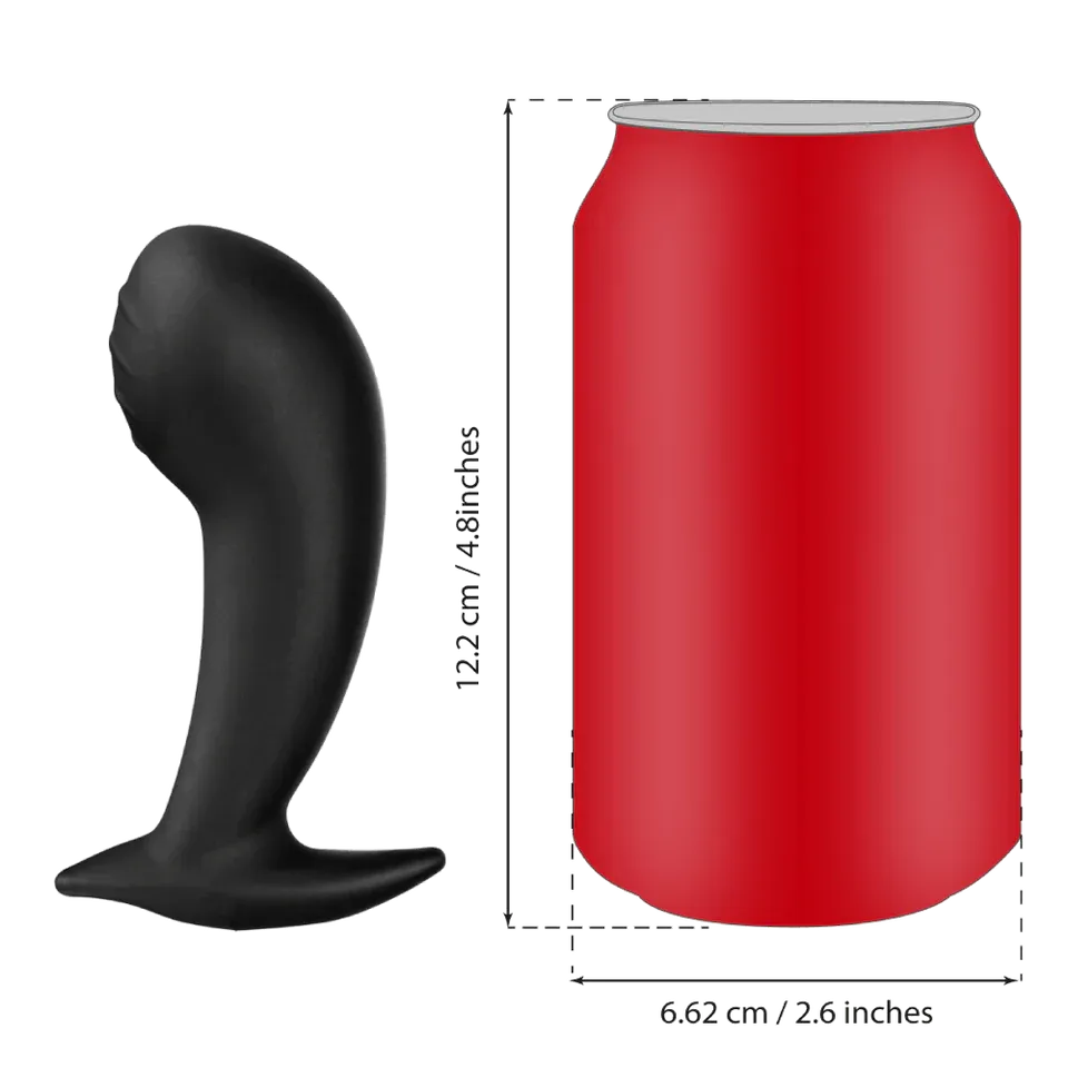 ElectraStim Silicone Noir Nona G-Spot Electro Probe with Tapered Design
