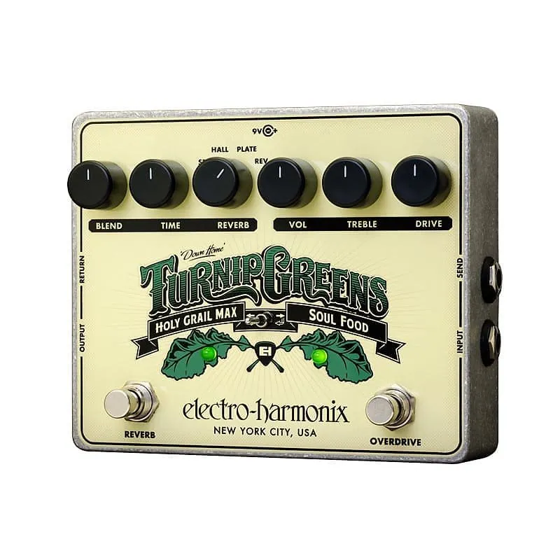 Electro-Harmonix Turnip Greens Overdrive/Reverb Multi-Effect