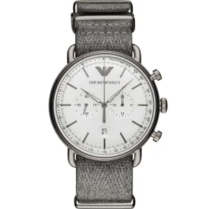 EMPORIO ARMANI Men's Aviator Fashion Quartz Watch