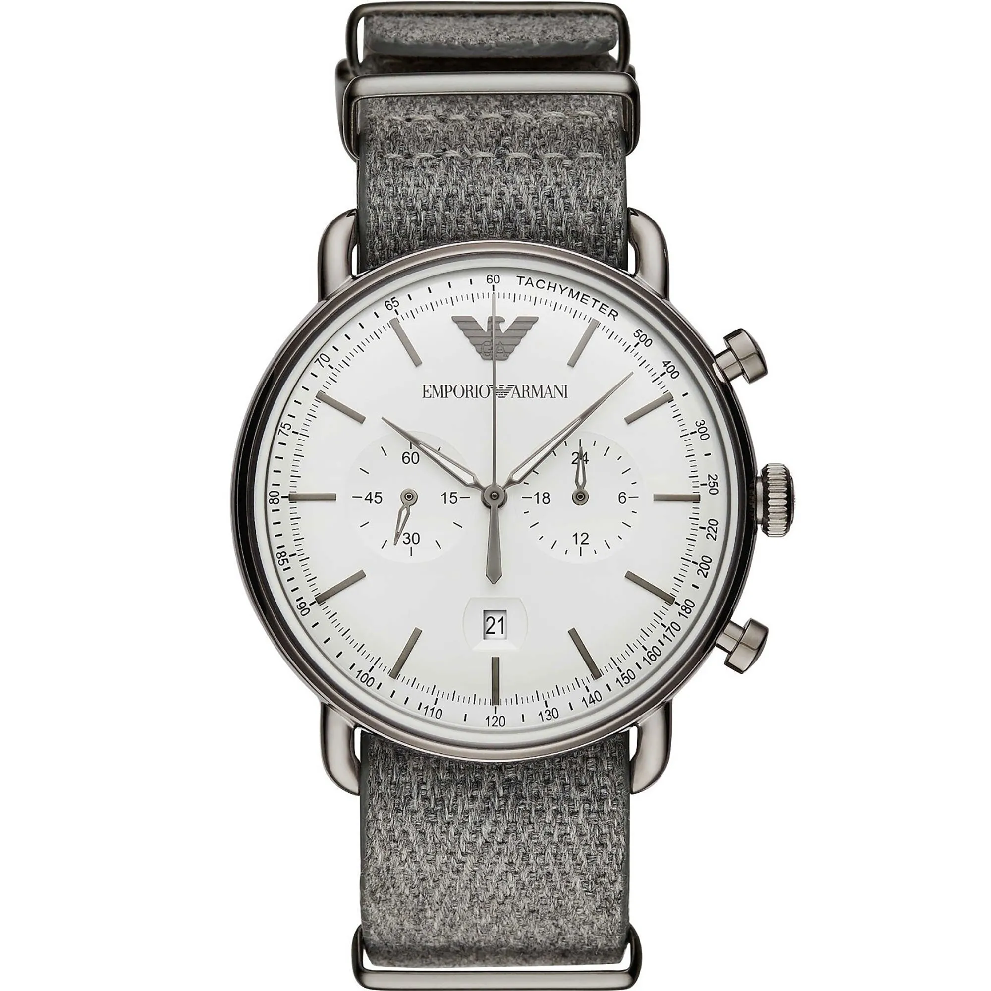 EMPORIO ARMANI Men's Aviator Fashion Quartz Watch