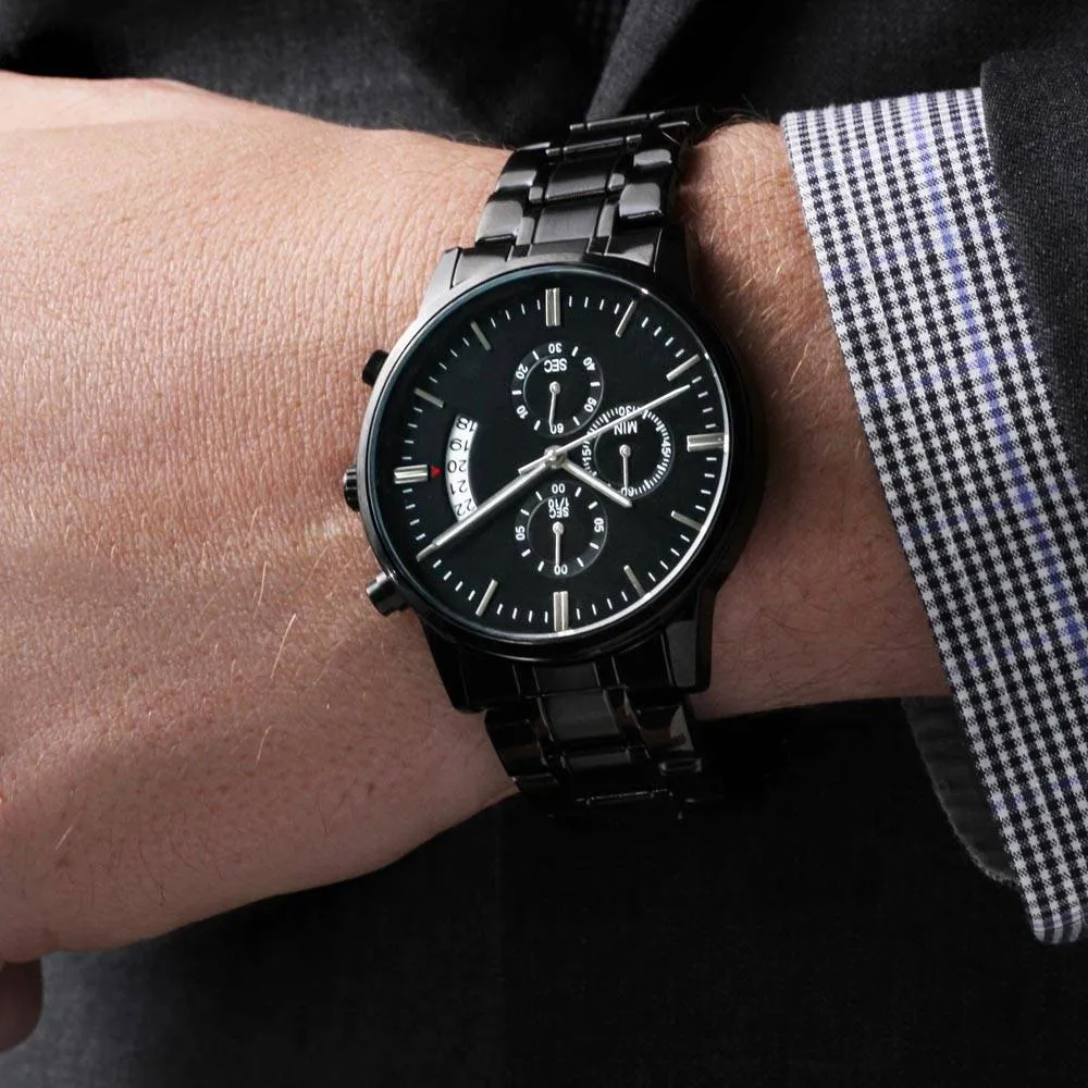 Engraved Watch For Son Gift From Dad - I'm So Proud Of You