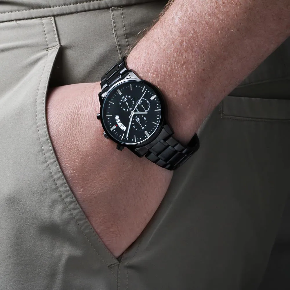 Engraved Watch For Son Gift From Dad - I'm So Proud Of You