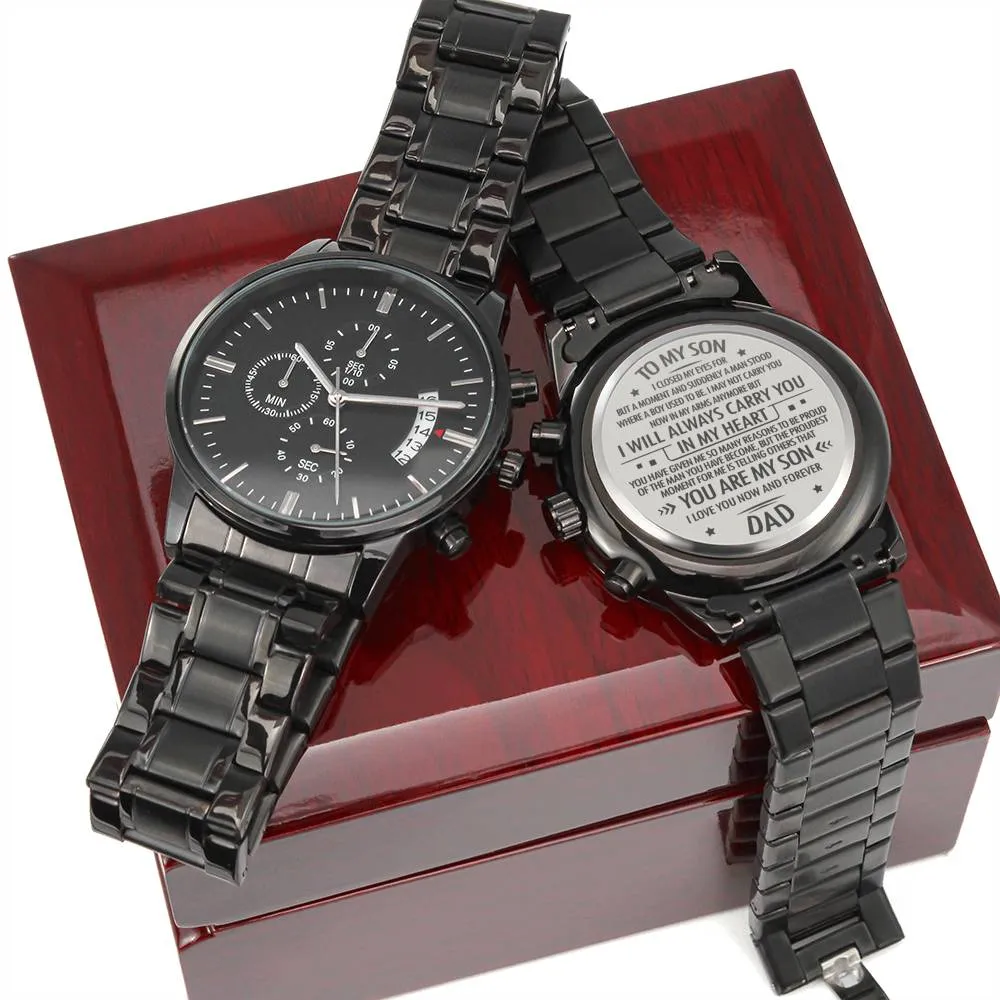 Engraved Watch For Son Gift From Dad - I'm So Proud Of You