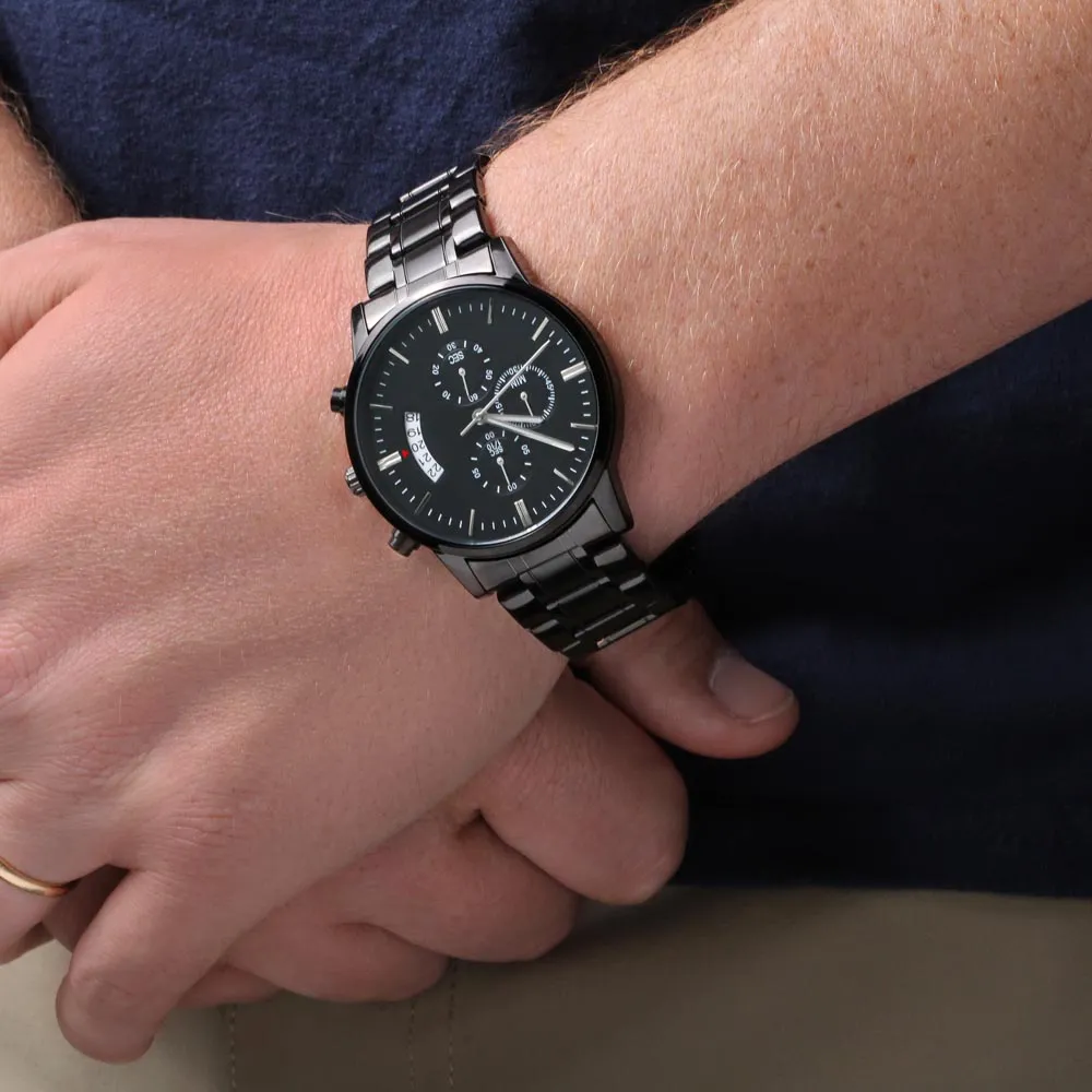 Engraved Watch For Son Gift From Dad - I'm So Proud Of You