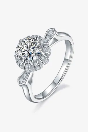 Eternal Elegance: 1 Carat Moissanite Ring