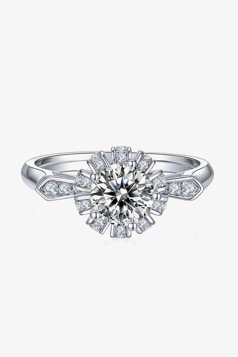 Eternal Elegance: 1 Carat Moissanite Ring