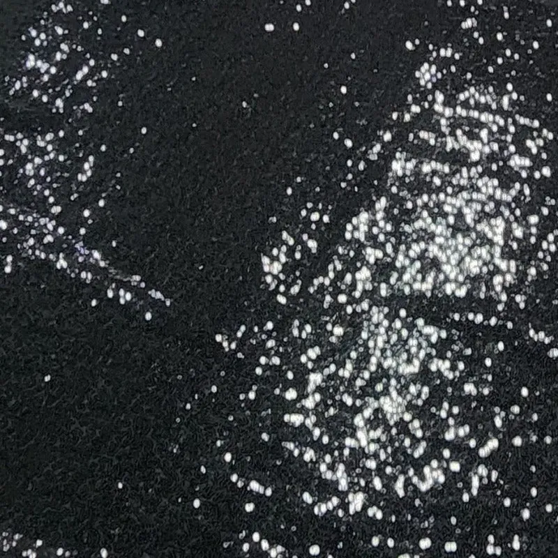 Euro Sequin Fabric Black 130cm