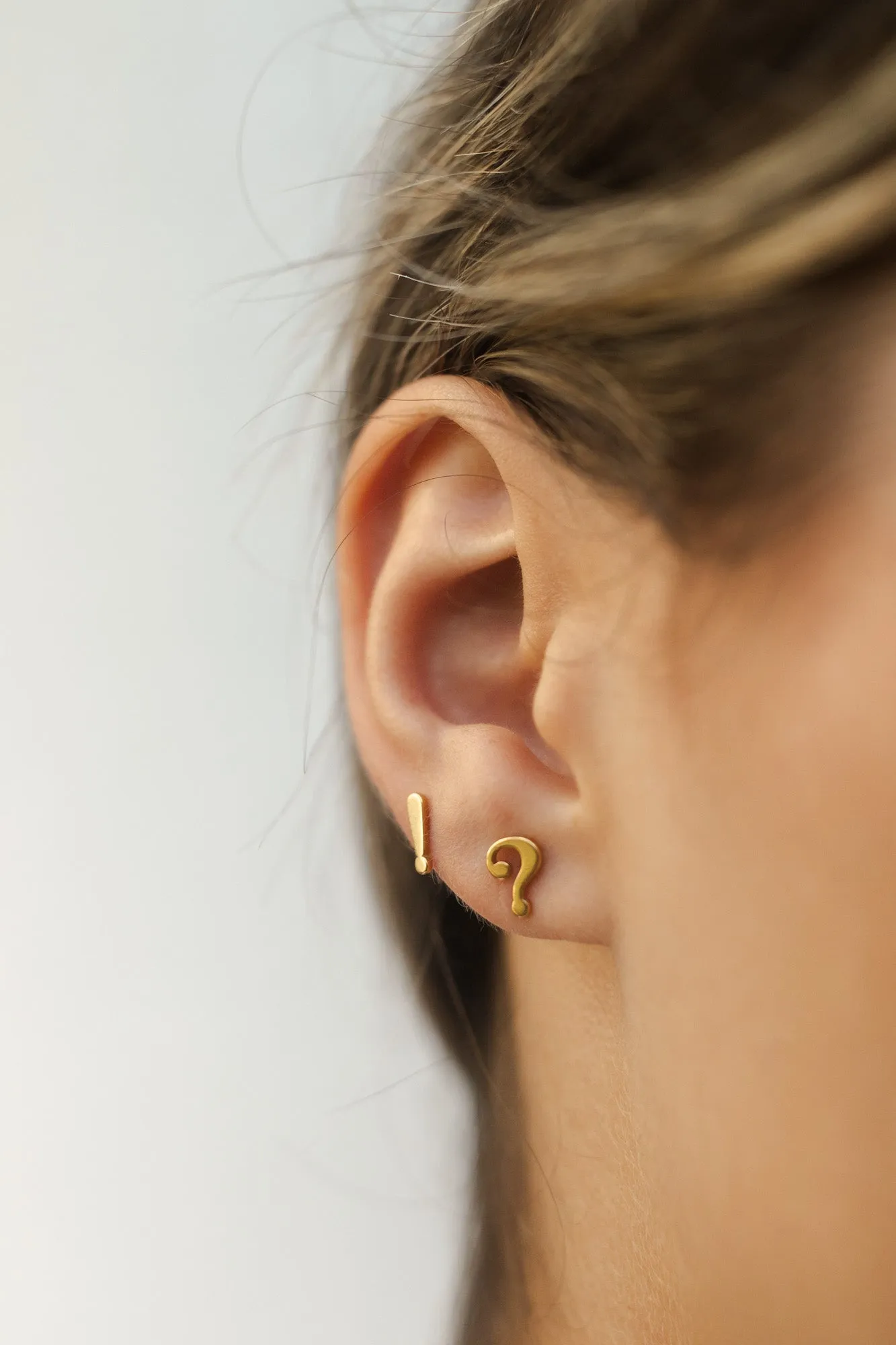 Exclamation Stud Earrings