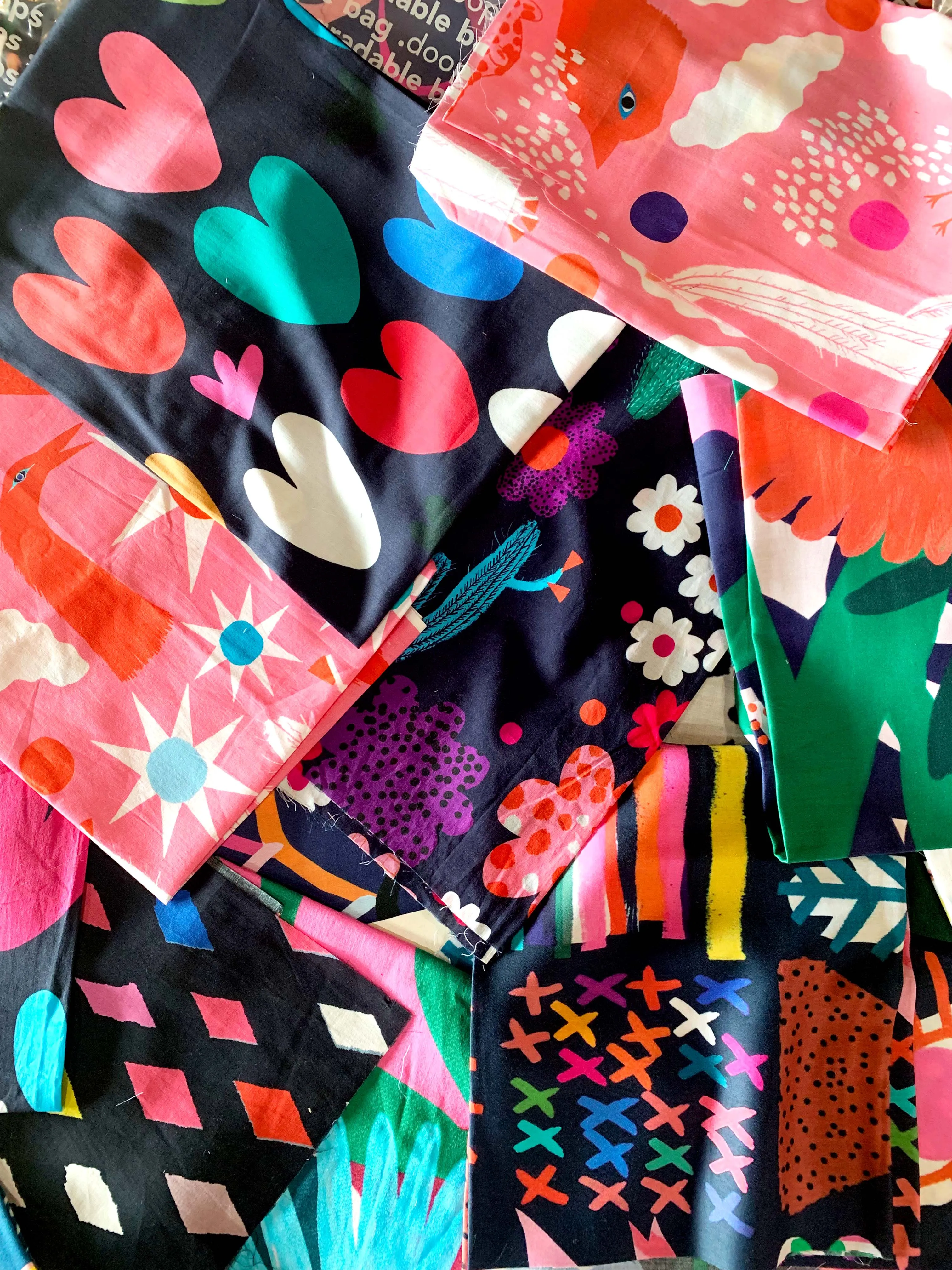 Fabric Remnants 100% cotton