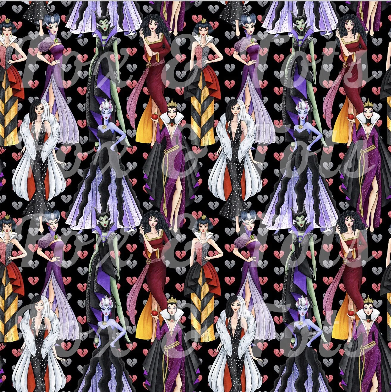Fashion Villains Dark Fabric